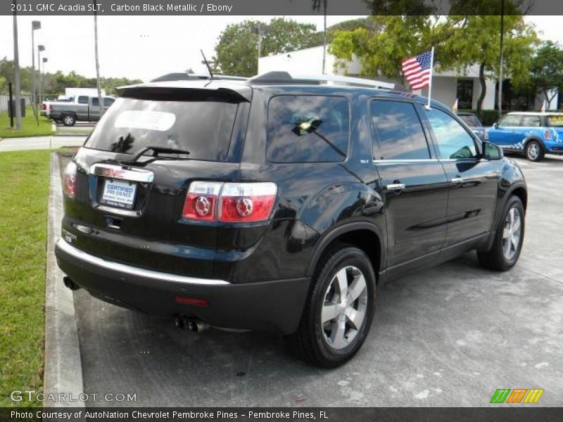 Carbon Black Metallic / Ebony 2011 GMC Acadia SLT