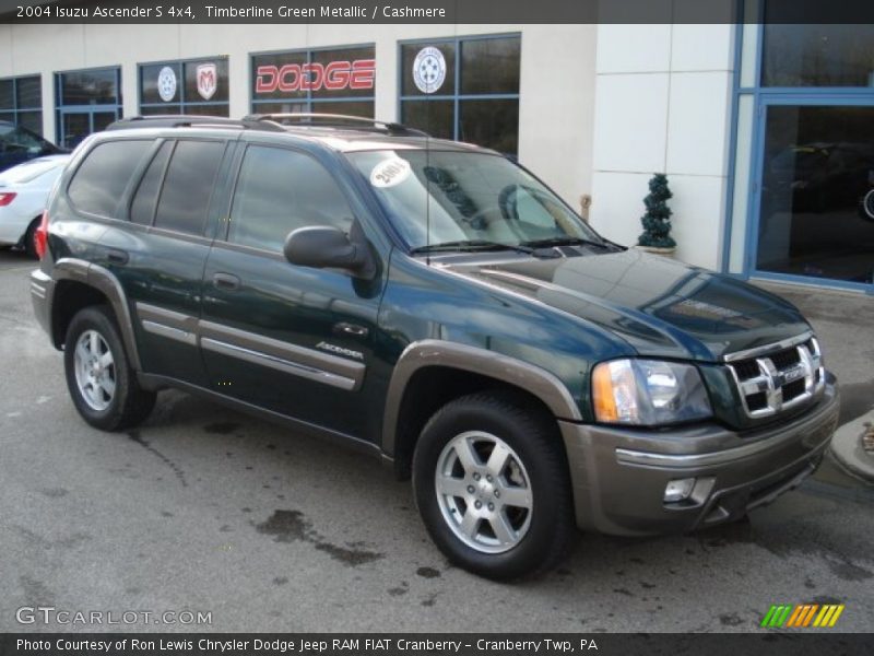 Timberline Green Metallic / Cashmere 2004 Isuzu Ascender S 4x4