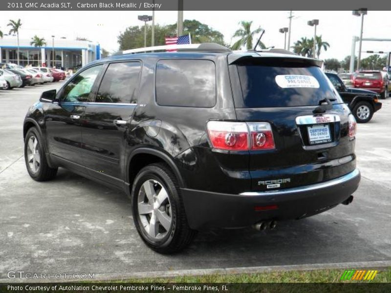 Carbon Black Metallic / Ebony 2011 GMC Acadia SLT