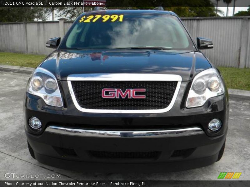 Carbon Black Metallic / Ebony 2011 GMC Acadia SLT