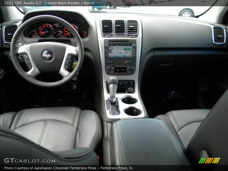 Carbon Black Metallic / Ebony 2011 GMC Acadia SLT