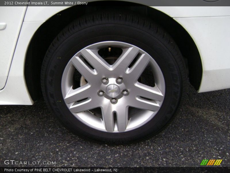 Summit White / Ebony 2012 Chevrolet Impala LT