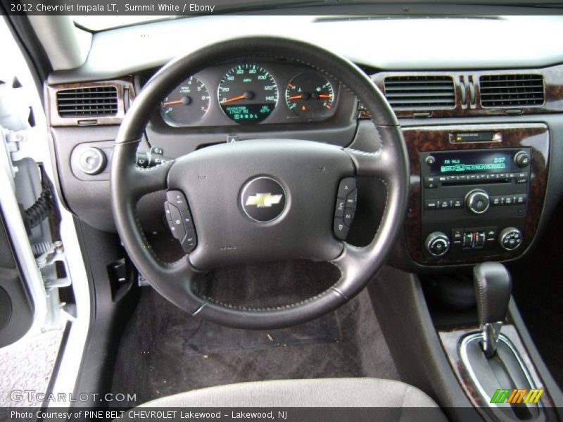 Summit White / Ebony 2012 Chevrolet Impala LT