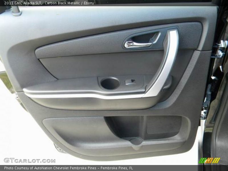 Carbon Black Metallic / Ebony 2011 GMC Acadia SLT