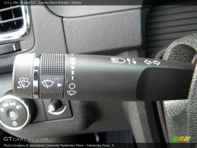 Carbon Black Metallic / Ebony 2011 GMC Acadia SLT