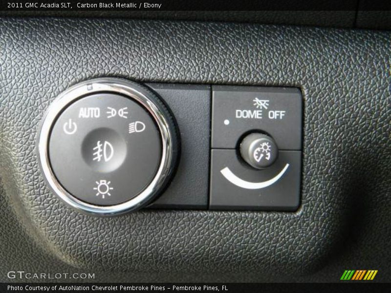 Carbon Black Metallic / Ebony 2011 GMC Acadia SLT