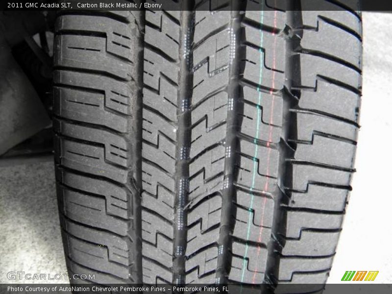 Carbon Black Metallic / Ebony 2011 GMC Acadia SLT