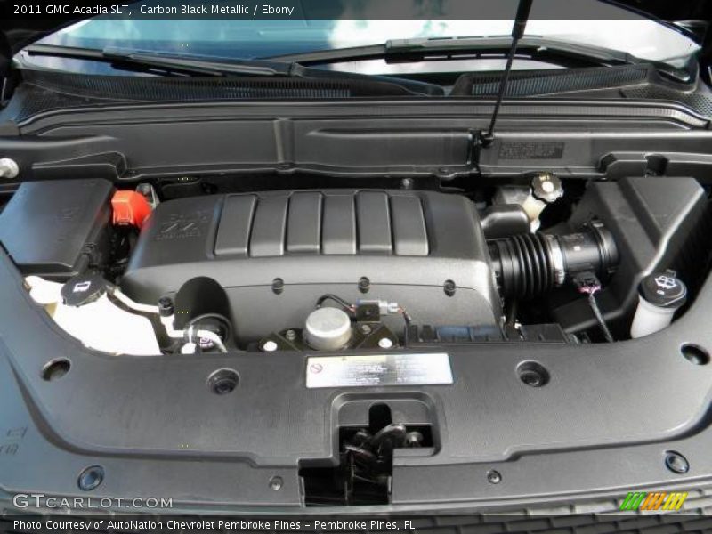 Carbon Black Metallic / Ebony 2011 GMC Acadia SLT