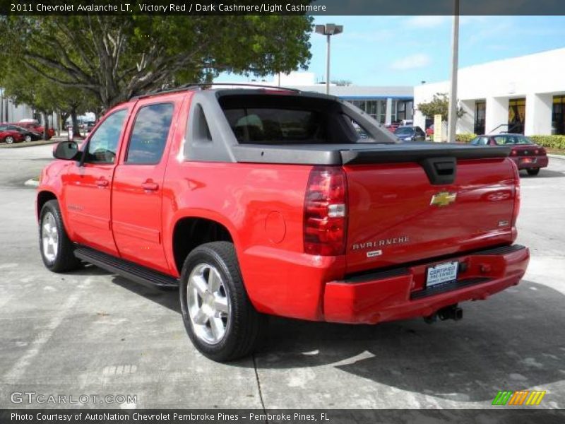 Victory Red / Dark Cashmere/Light Cashmere 2011 Chevrolet Avalanche LT