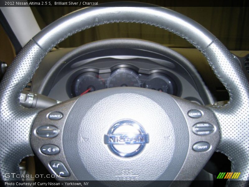 Brilliant Silver / Charcoal 2012 Nissan Altima 2.5 S