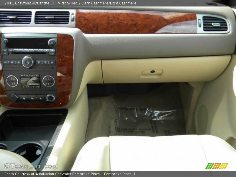 Victory Red / Dark Cashmere/Light Cashmere 2011 Chevrolet Avalanche LT