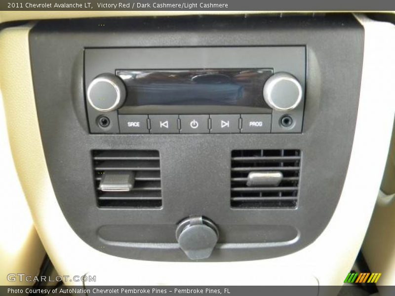 Victory Red / Dark Cashmere/Light Cashmere 2011 Chevrolet Avalanche LT