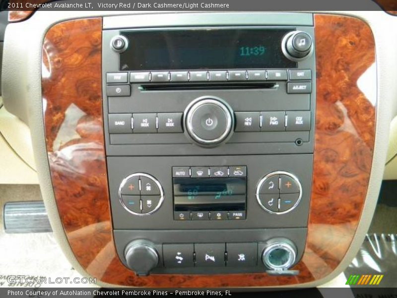 Victory Red / Dark Cashmere/Light Cashmere 2011 Chevrolet Avalanche LT