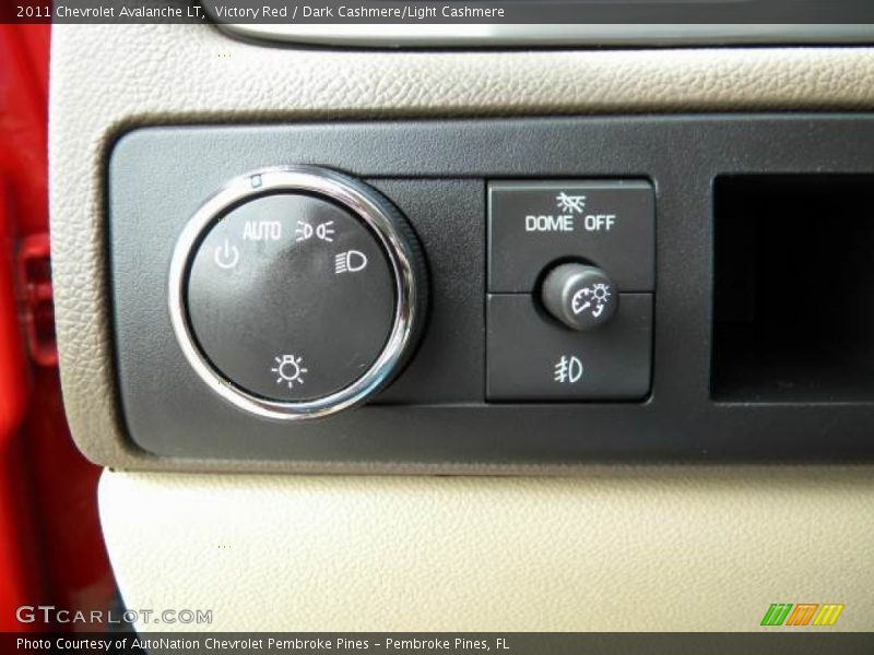 Victory Red / Dark Cashmere/Light Cashmere 2011 Chevrolet Avalanche LT