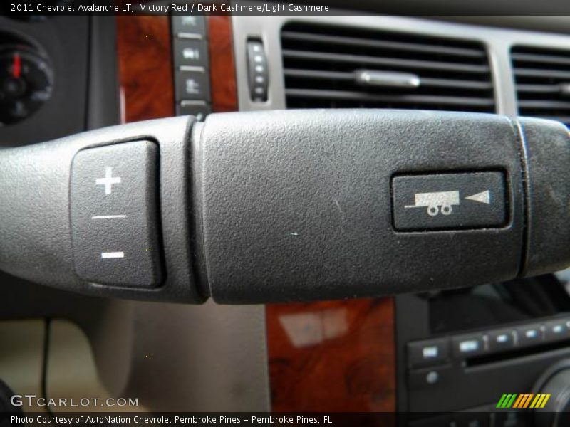 Victory Red / Dark Cashmere/Light Cashmere 2011 Chevrolet Avalanche LT