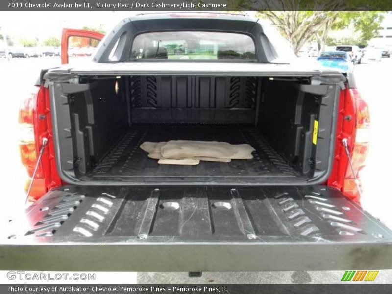 Victory Red / Dark Cashmere/Light Cashmere 2011 Chevrolet Avalanche LT