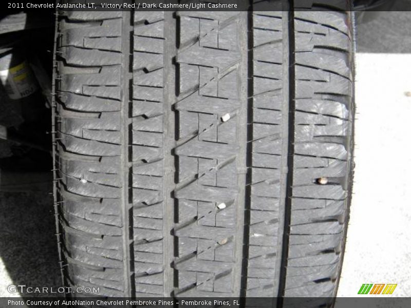 Victory Red / Dark Cashmere/Light Cashmere 2011 Chevrolet Avalanche LT