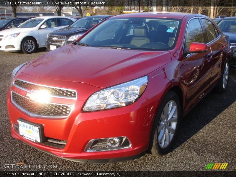 Crystal Red Tintcoat / Jet Black 2013 Chevrolet Malibu LT