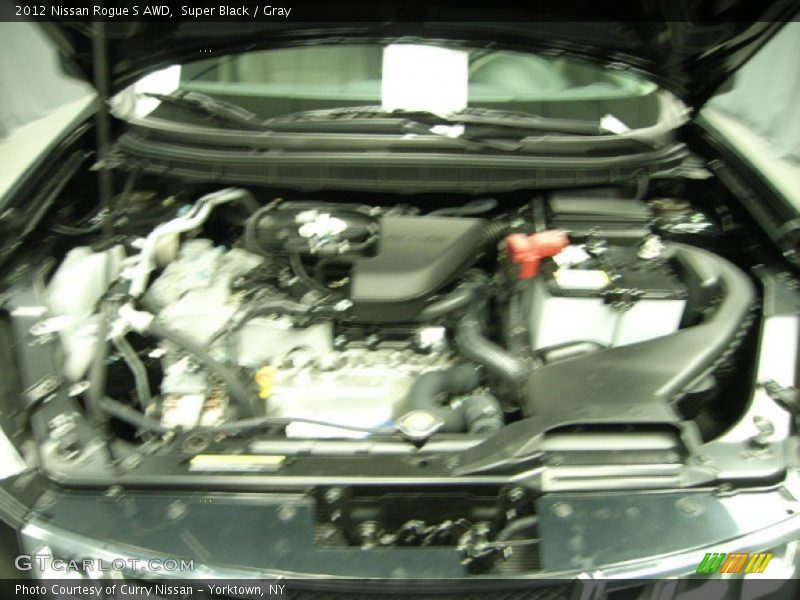 Super Black / Gray 2012 Nissan Rogue S AWD