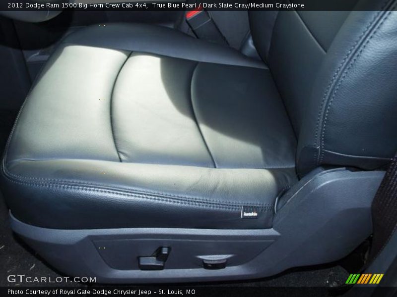 True Blue Pearl / Dark Slate Gray/Medium Graystone 2012 Dodge Ram 1500 Big Horn Crew Cab 4x4