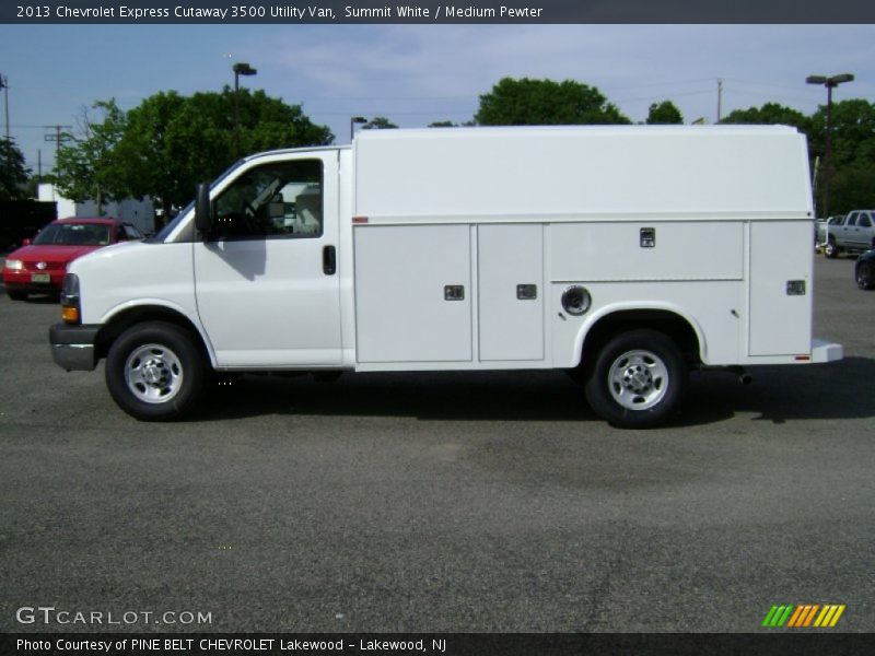 Summit White / Medium Pewter 2013 Chevrolet Express Cutaway 3500 Utility Van