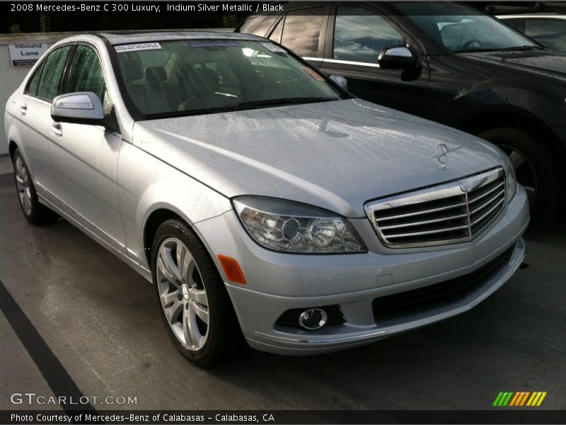 Iridium Silver Metallic / Black 2008 Mercedes-Benz C 300 Luxury