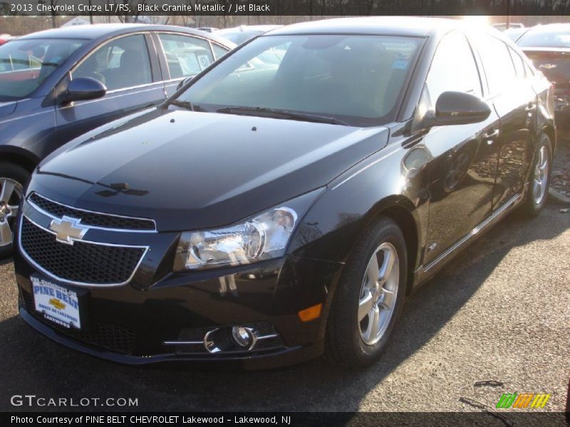 Black Granite Metallic / Jet Black 2013 Chevrolet Cruze LT/RS