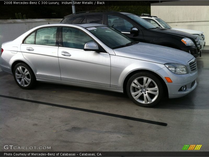 Iridium Silver Metallic / Black 2008 Mercedes-Benz C 300 Luxury