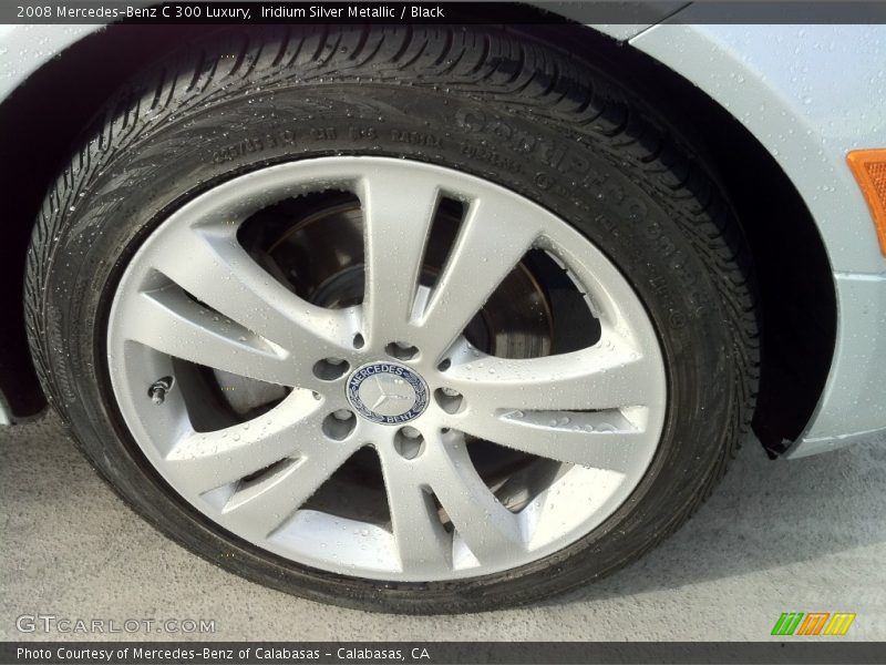 Iridium Silver Metallic / Black 2008 Mercedes-Benz C 300 Luxury