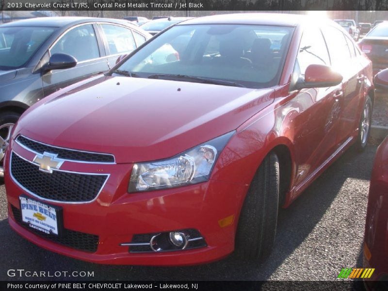 Crystal Red Metallic Tintcoat / Jet Black 2013 Chevrolet Cruze LT/RS