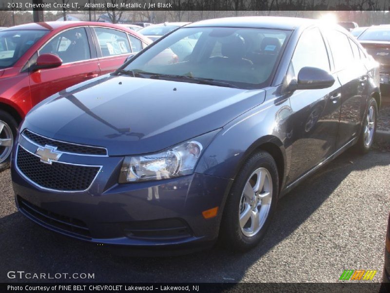 Atlantis Blue Metallic / Jet Black 2013 Chevrolet Cruze LT