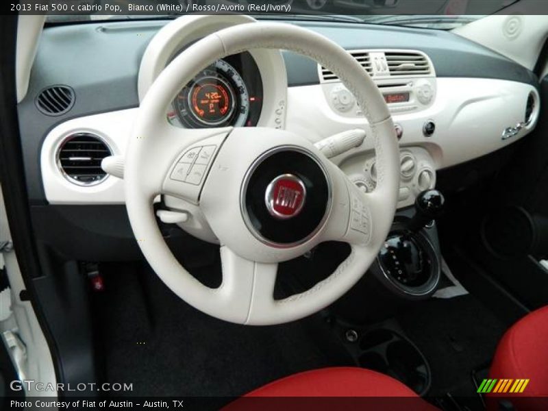 Dashboard of 2013 500 c cabrio Pop