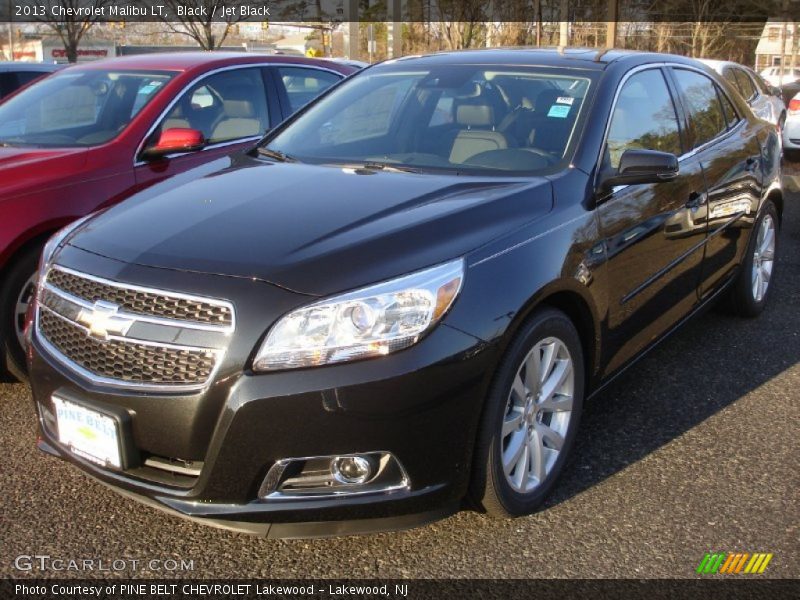 Black / Jet Black 2013 Chevrolet Malibu LT