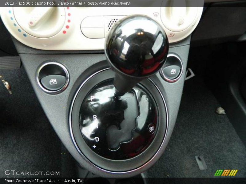  2013 500 c cabrio Pop 6 Speed Automatic Shifter