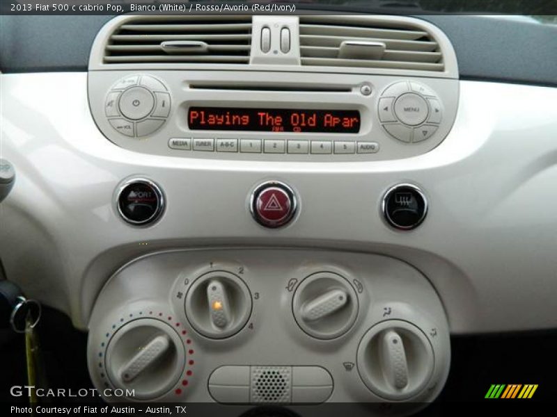 Controls of 2013 500 c cabrio Pop