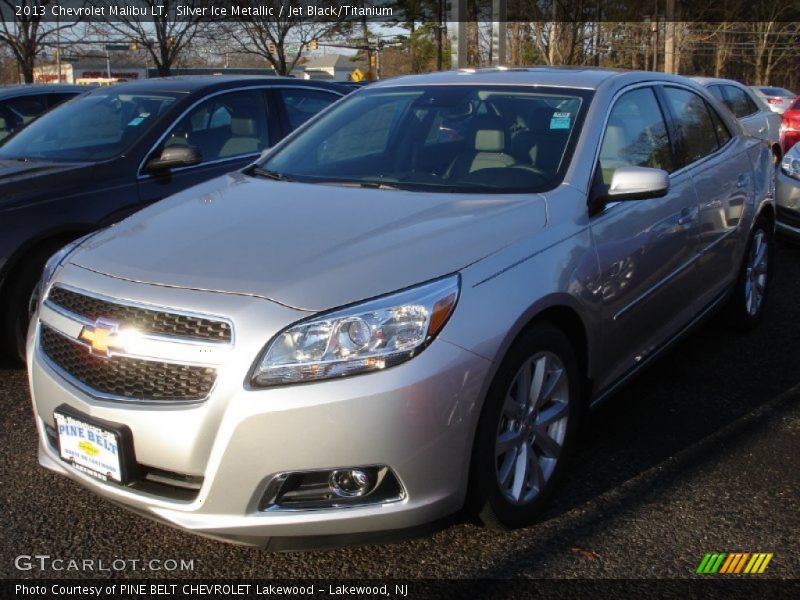Silver Ice Metallic / Jet Black/Titanium 2013 Chevrolet Malibu LT
