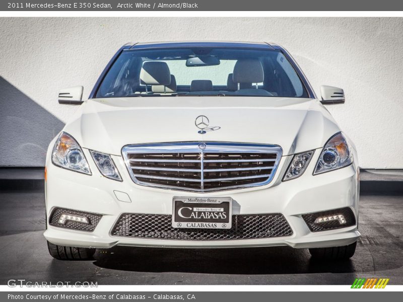 Arctic White / Almond/Black 2011 Mercedes-Benz E 350 Sedan