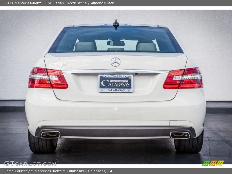 Arctic White / Almond/Black 2011 Mercedes-Benz E 350 Sedan