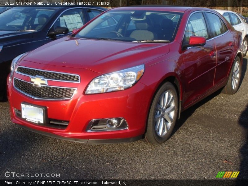 Crystal Red Tintcoat / Jet Black 2013 Chevrolet Malibu LT