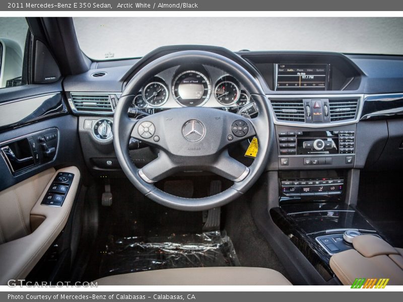 Arctic White / Almond/Black 2011 Mercedes-Benz E 350 Sedan