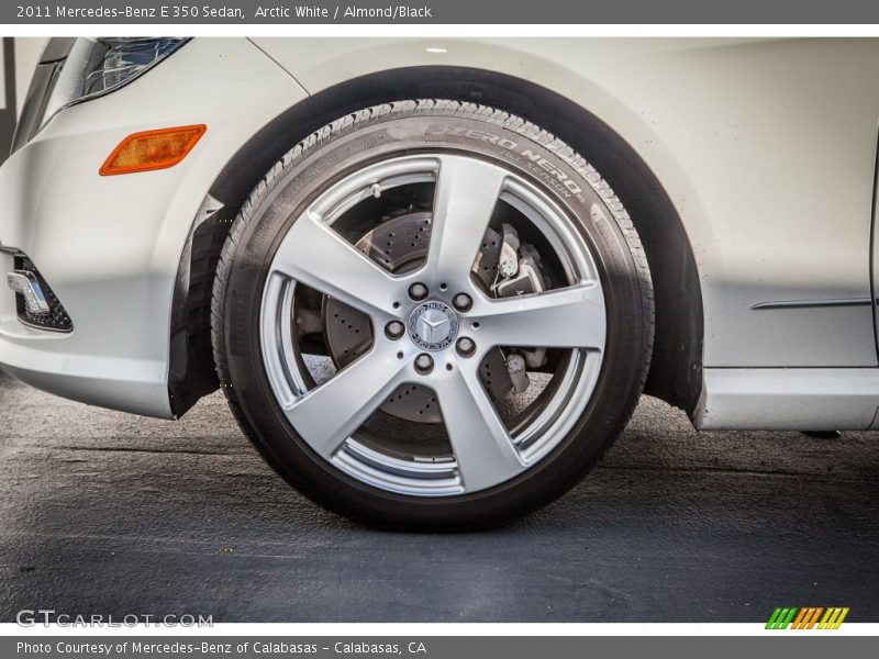 Arctic White / Almond/Black 2011 Mercedes-Benz E 350 Sedan