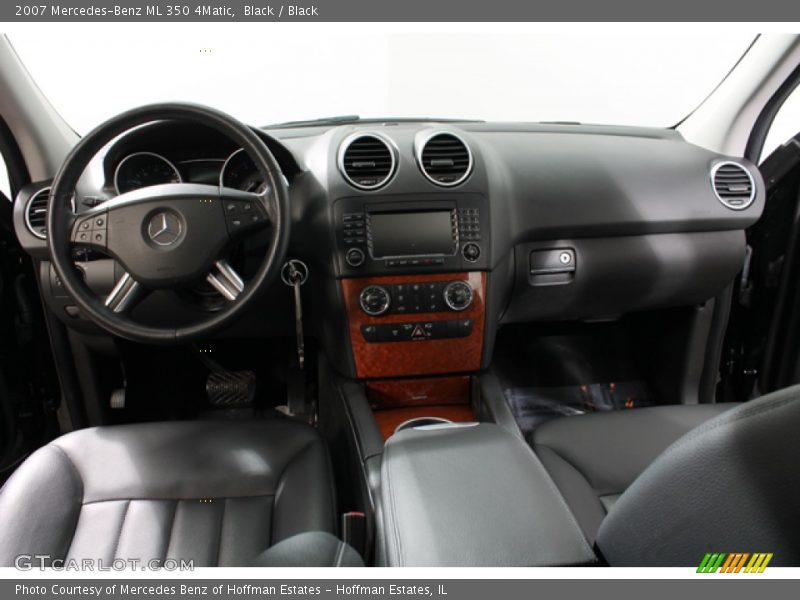 Black / Black 2007 Mercedes-Benz ML 350 4Matic