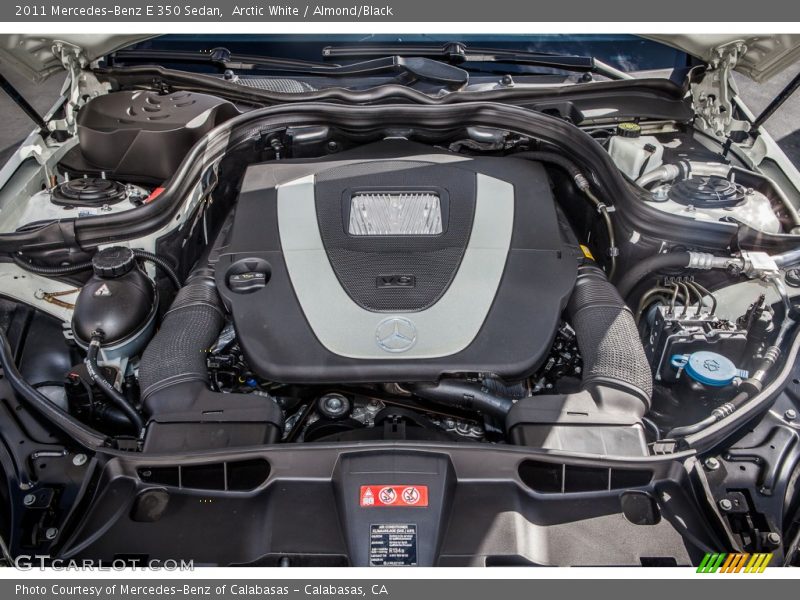 Arctic White / Almond/Black 2011 Mercedes-Benz E 350 Sedan