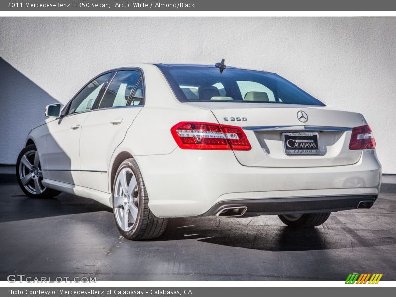 Arctic White / Almond/Black 2011 Mercedes-Benz E 350 Sedan