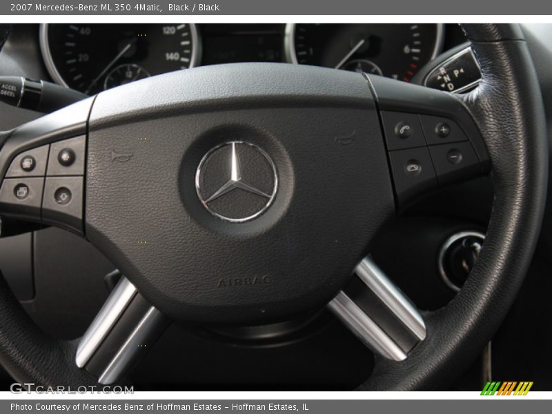 Black / Black 2007 Mercedes-Benz ML 350 4Matic