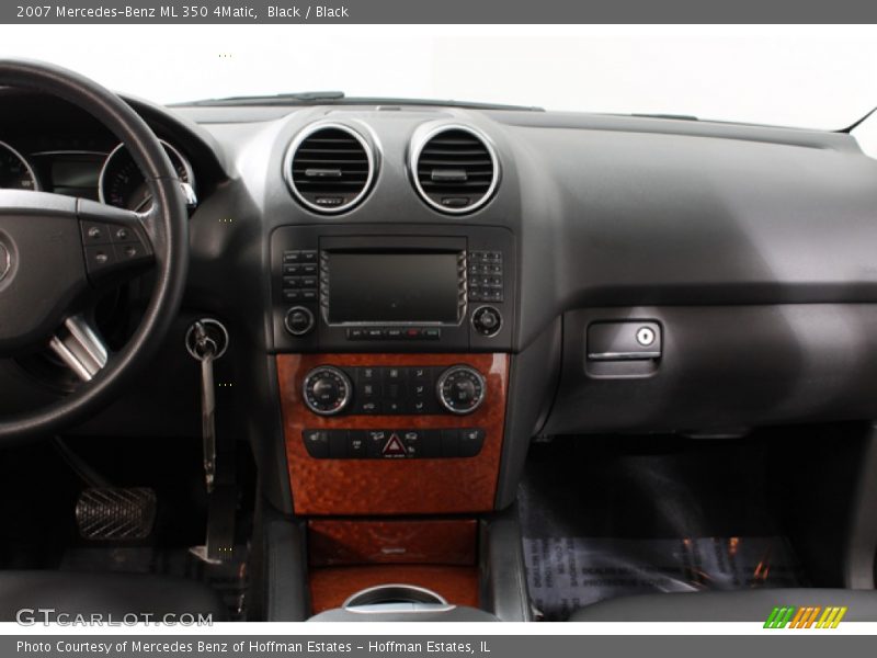 Black / Black 2007 Mercedes-Benz ML 350 4Matic