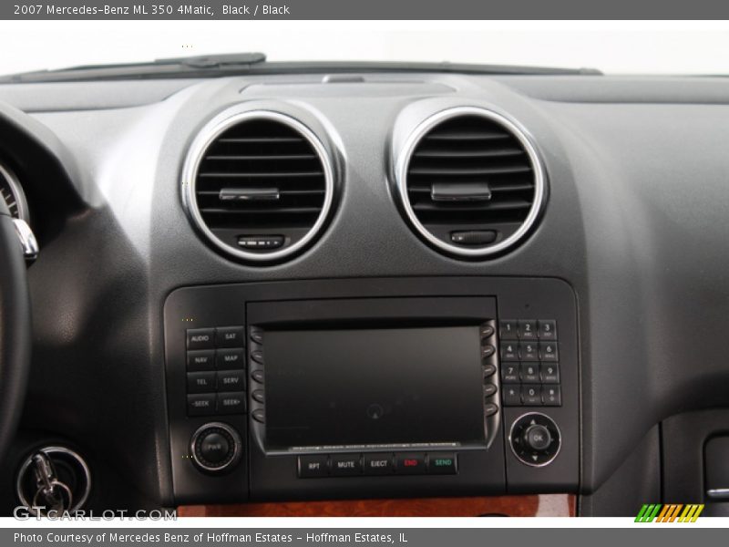 Black / Black 2007 Mercedes-Benz ML 350 4Matic