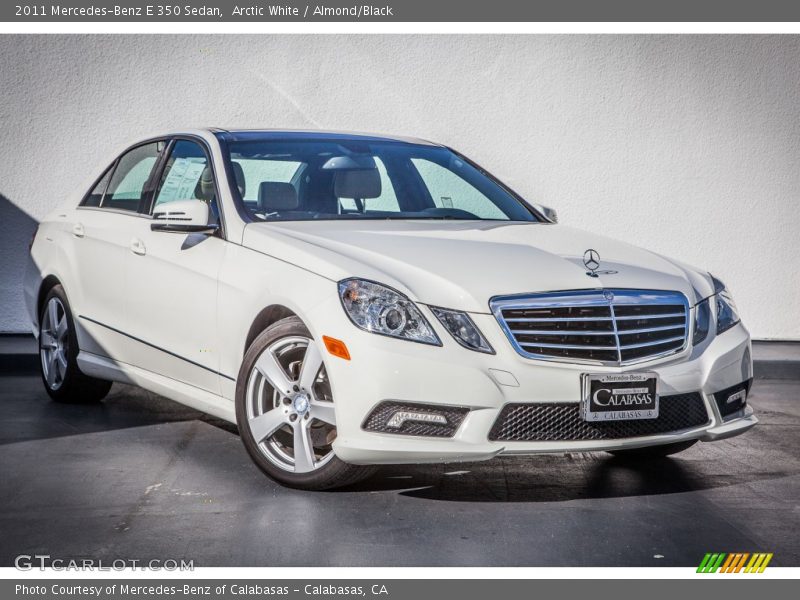 Arctic White / Almond/Black 2011 Mercedes-Benz E 350 Sedan