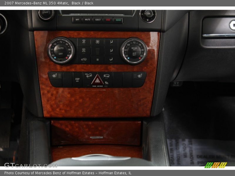 Black / Black 2007 Mercedes-Benz ML 350 4Matic