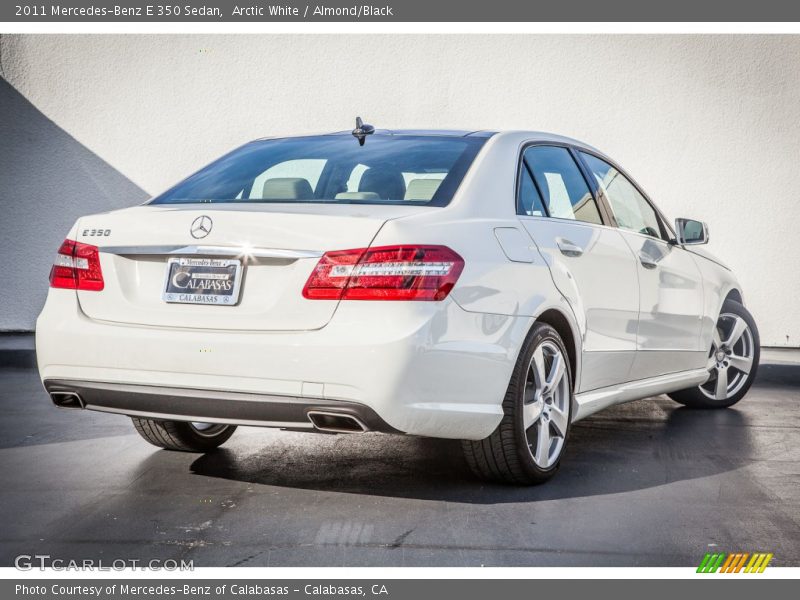 Arctic White / Almond/Black 2011 Mercedes-Benz E 350 Sedan